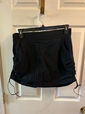 Columbia Black Women's Athletic Skort with Side Drawstrings